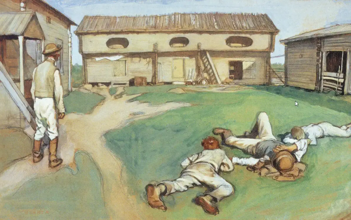 Erik Nikolai Järnefelt 13 Eero Jarnefelt 12 Isanta ja rengit 1893