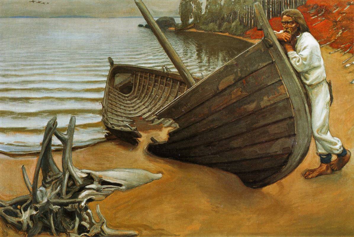 Akseli Gallen-Kallela 3 Akseli Gallen Kallela The Lamenting Boat 1907