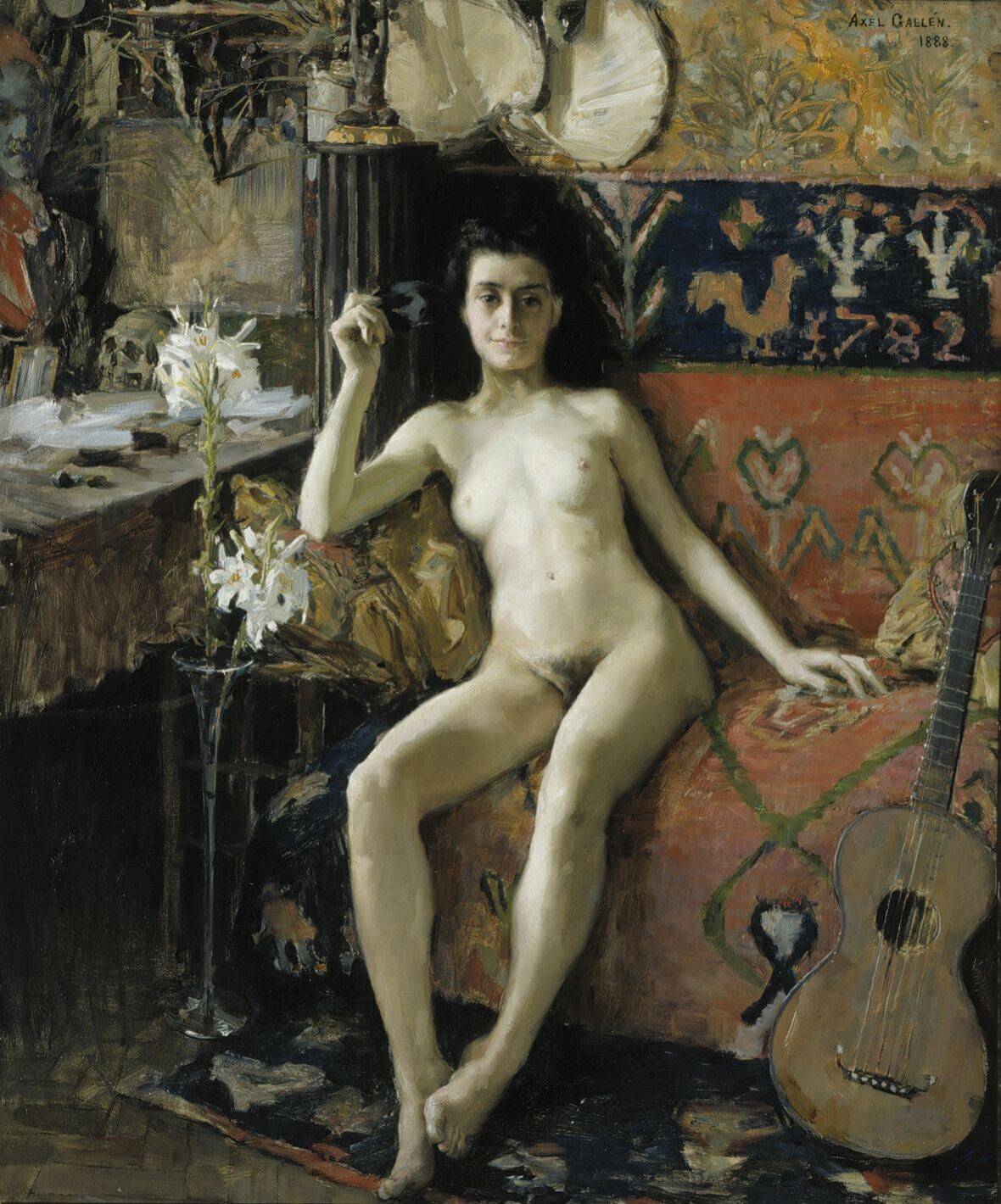 Akseli Gallen-Kallela 18 Akseli Gallen Kallela Demasquee 1888