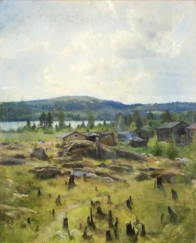Erik Nikolai Järnefelt 15 Eero Jarnefelt 14 Heinakuun paiva 1891