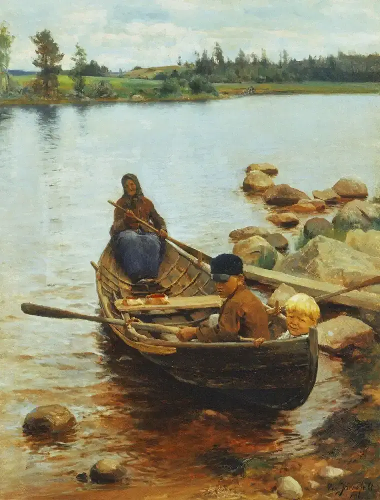 Erik Nikolai Järnefelt 7 Eero Jarnefelt 06 Savolaisvene 1888