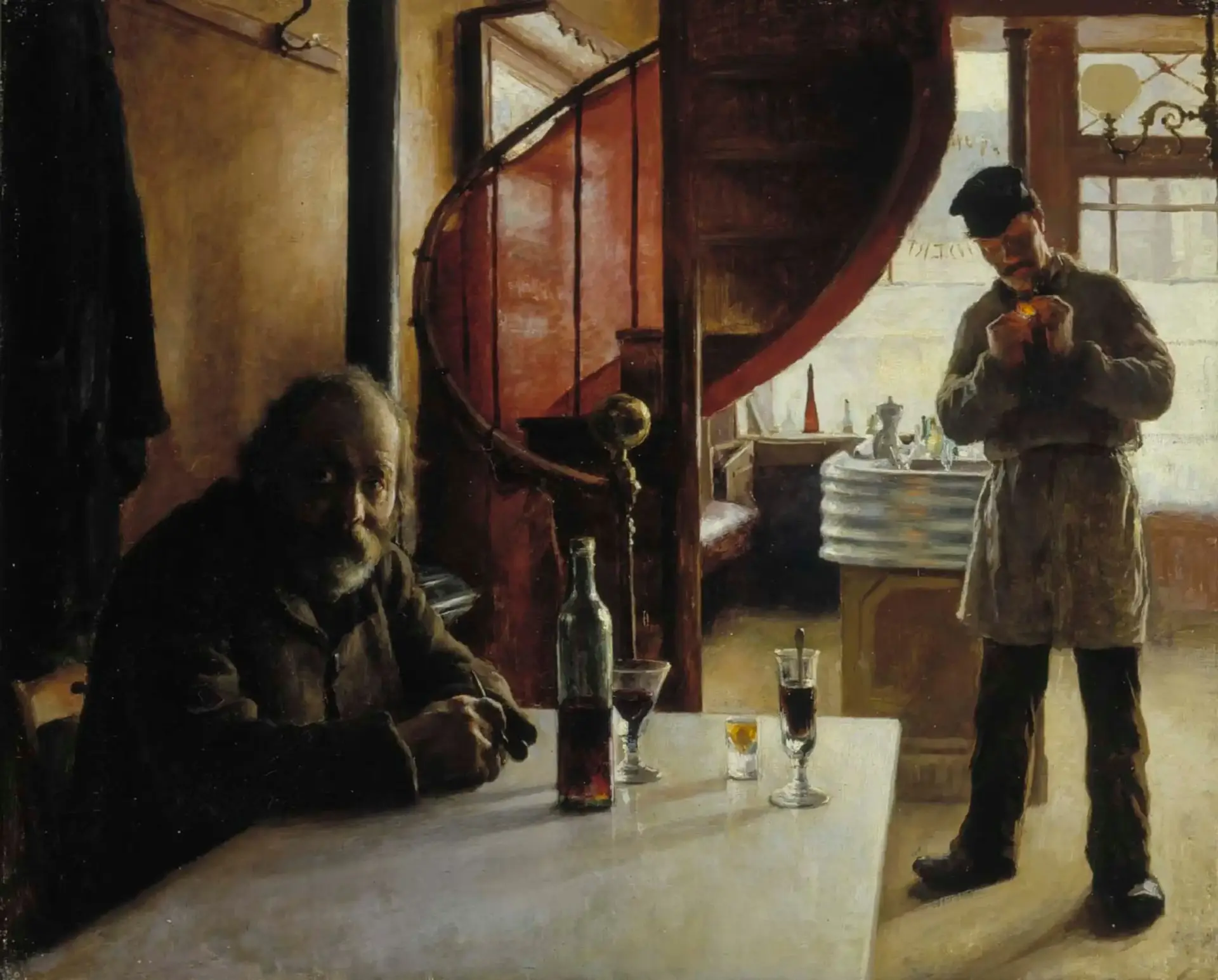 Erik Nikolai Järnefelt 14 Eero Jarnefelt 13 Ranskalainen viinikapakka 1888 scaled