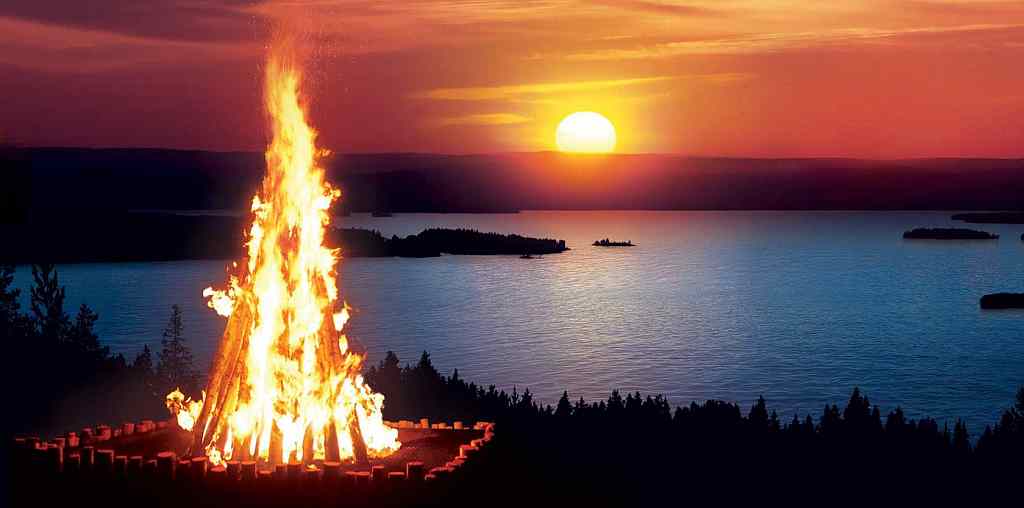 Midnight Sun - Finland holiday country