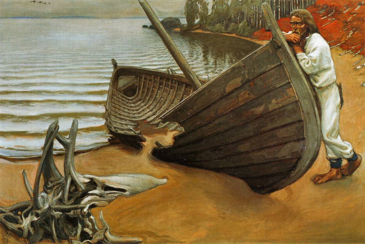 Akseli Gallen Kallela The Lamenting Boat 1907
