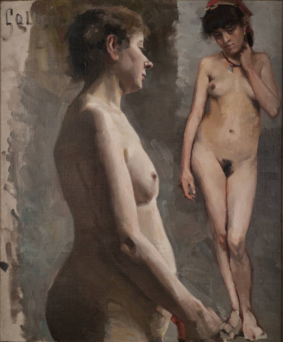 Akseli Gallen Kallela Alastomia malleja Nude models 1890